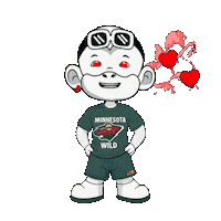 Minnesota Wild Sticker by Zhot Shop