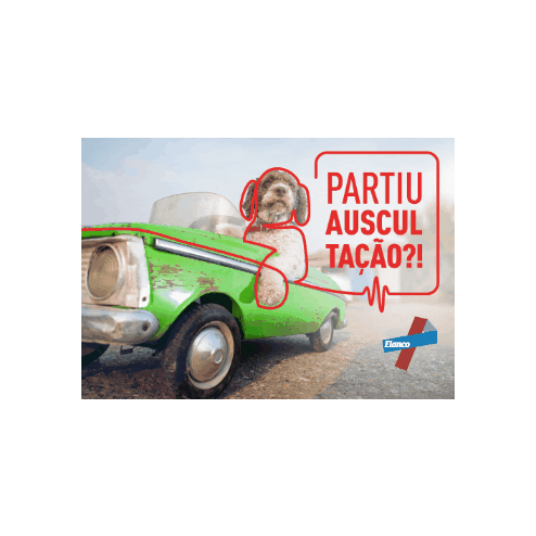 Dog Pet Sticker by Elanco Brasil