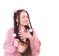 Chrysantilus omg shocked shock tea Sticker