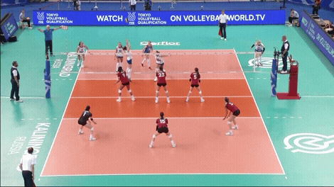 Happy Jump GIF by Volleyball World