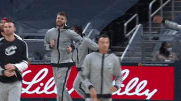 Waving Regular Season GIF by NBA