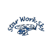 Starworkskyhelicopters helicopter heli elicottero starworksky Sticker