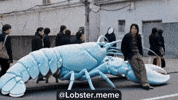 Blue Lobster GIF