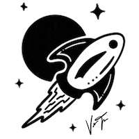 space travel Sticker by VisualTimmy