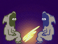 ghouls warlocks GIF by KAT BALL