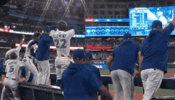 Home Run Celebration GIF by Toronto Blue Jays