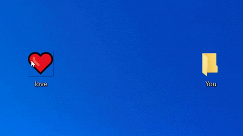 I Love You Heart GIF by Windows