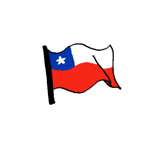 Chilean Flag Chile Sticker by RainToMe