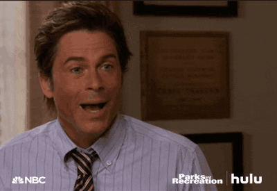 excited parks and recreation GIF by HULU
