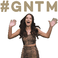 excited germanysnexttopmodel Sticker by ProSiebenSat.1