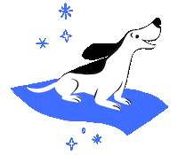 dogdropco dog puppy sleep sleeping Sticker