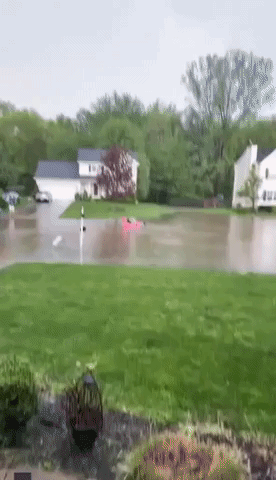 Ohio Neighborhood Flooded