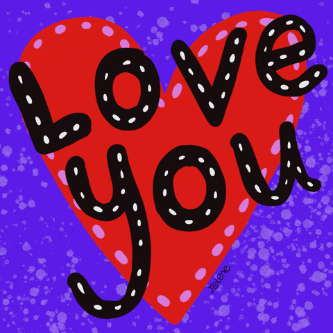 I Love You Heart GIF by Jelene