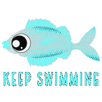 lovemelovemyboat ocean fish swimming fishing Sticker