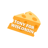 Cheese Wisconsin Sticker by Tony Evers