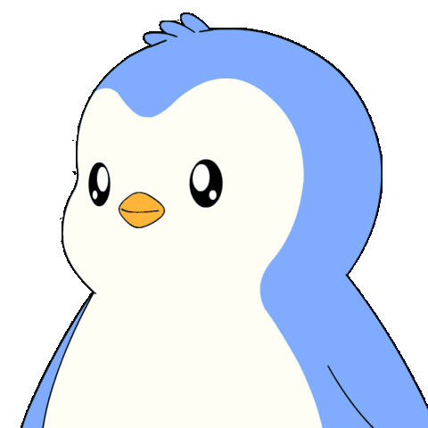 Artificial Intelligence Penguin Sticker by Pudgy Penguins