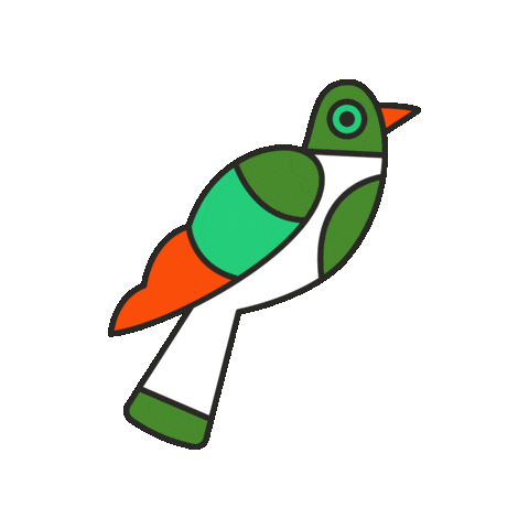maevechocolate animal bird fly pigeon Sticker