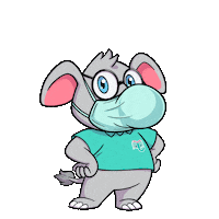 elefanteletrado elefante plataforma digital elefanteletrado elefante letrado Sticker