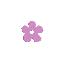 Pink Flower Sticker by Portland State Graphic Design