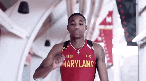 Track And Field Eating GIF by Maryland Terrapins
