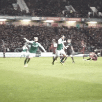 HibernianOfficial football soccer celebration incredible GIF