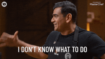 Celebrity Masterchef Idk GIF by MasterChefAU