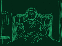 Holmosexualitea art green sherlock nightmare GIF