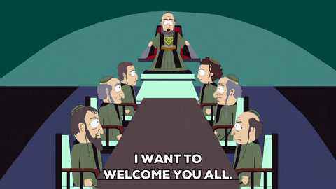 meeting hello GIF by South Park 