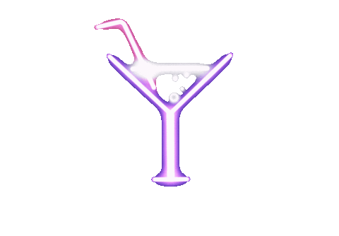 yuruneon giphyupload drink neon bar Sticker