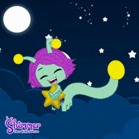 Good Night Stars GIF by ShimmertheGlowworm