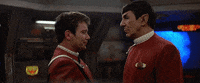 Swear_Trek awkward star trek bromance kirk GIF
