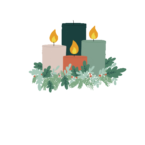 180gradsalon weihnachten advent adventskalender kerze Sticker