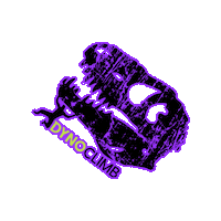 T Rex Skull Sticker by DynoClimbDeland