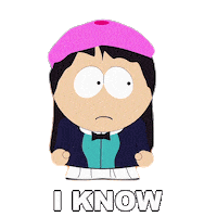 I Know Sticker by South Park
