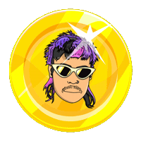 Gold Crypto Sticker by Mullet Dragon