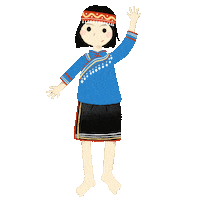 Happy Girl Sticker