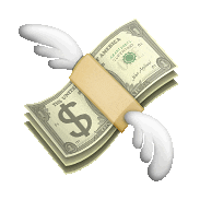 make it rain money STICKER by imoji