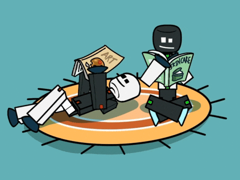 Tired Good Vibes GIF by Stikbot