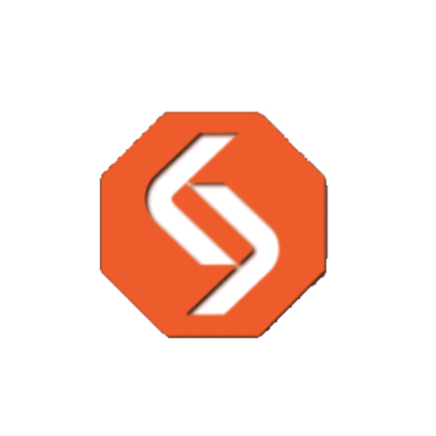 Uk Mma Orange Logo Sticker by Caged Steel