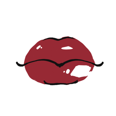 adivaap giphyupload mouth bulafabula Sticker