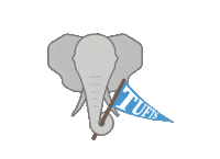 Tufts University Jumbo Sticker by Tufts