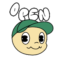 Slowturtleshop party welcome open store Sticker