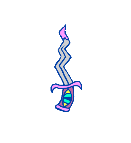 moriresnacer sword magic kingdom ecuadorart illustationartists Sticker