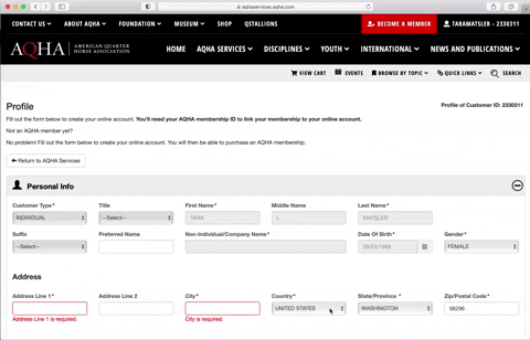 Aqha Edit Address On File GIF by American Quarter Horse Assn
