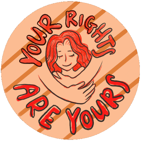 nurulbasyirahkarnaen giphyupload girl selflove yourright Sticker