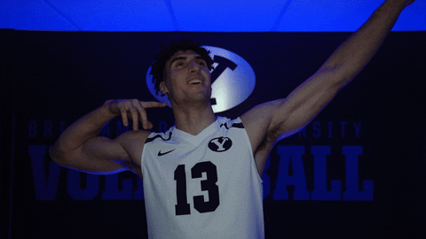 Gocougs Ncaavolleyball GIF by BYU Cougars