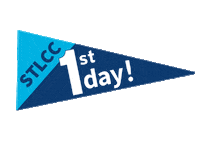 St Louis Blues Education Sticker by St. Louis Community College