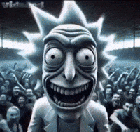 Rick And Morty Laughing GIF