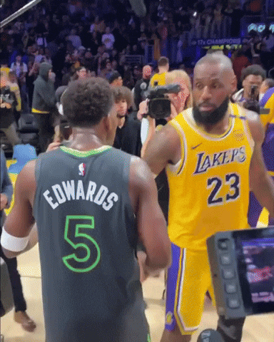 Nba Playoffs Handshake GIF by NBA