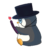 Love It Heart Sticker by Pudgy Penguins